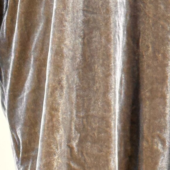 Vintage Kenneth Cole‎ Velvet Shirt womens M Oversized 90s Grunge Fairy Goth Boxy - Picture 5 of 7